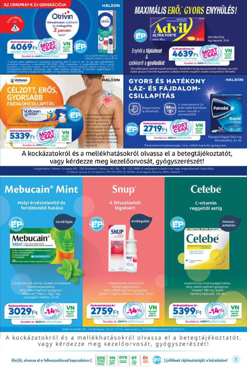 Gyöngy Patikák Akciós újság Gyöngy Patikák 7 oldal