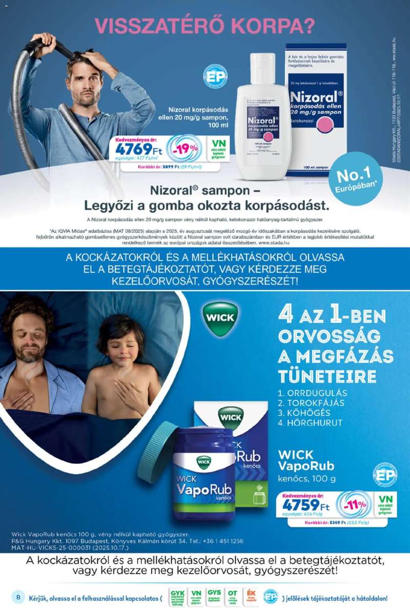 Gyöngy Patikák Akciós újság Gyöngy Patikák 8 oldal