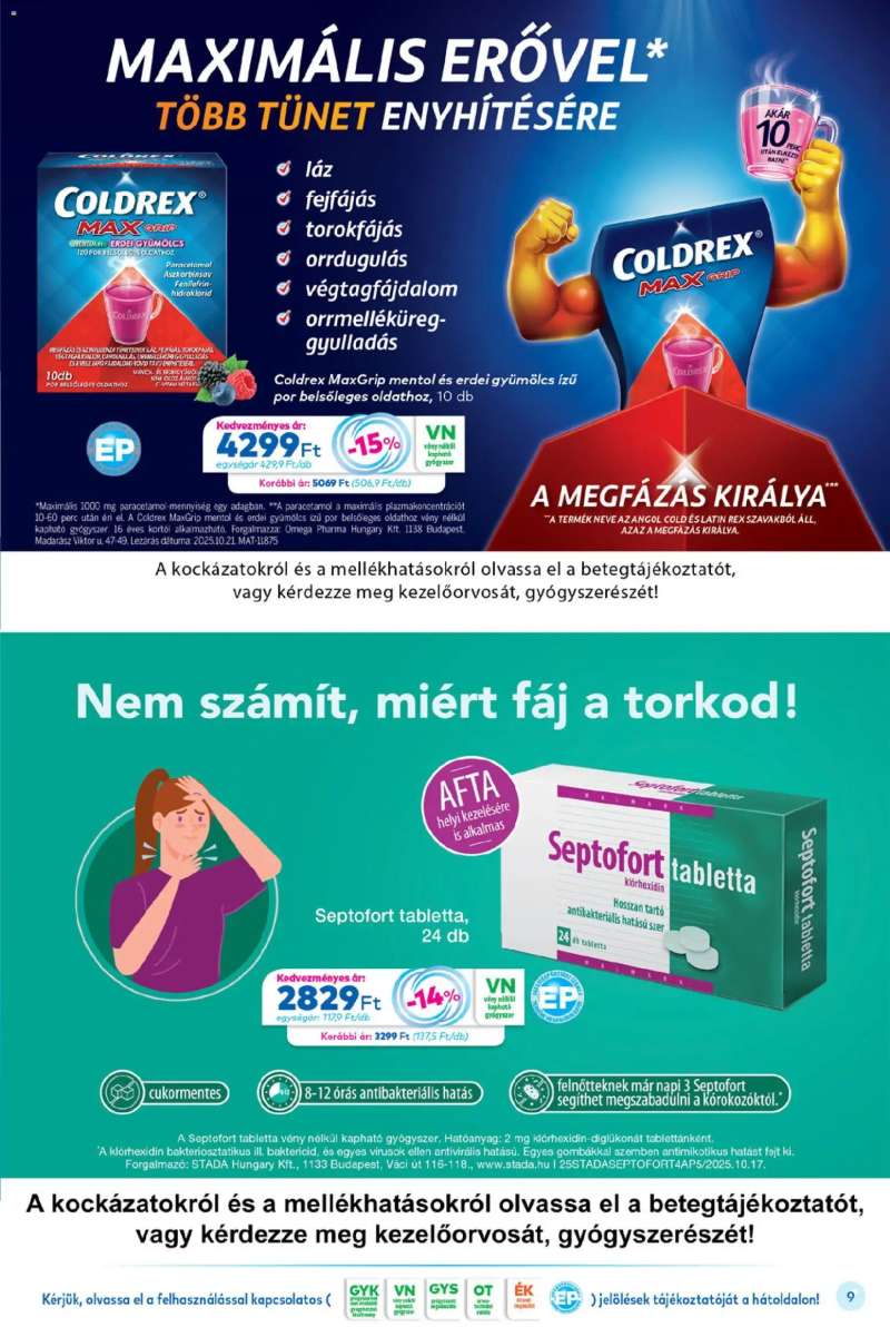Gyöngy Patikák Akciós újság Gyöngy Patikák 9 oldal