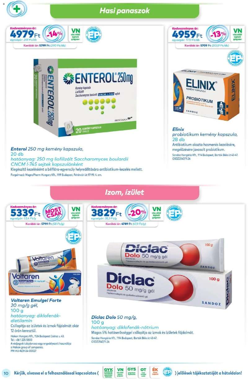 Gyöngy Patikák Akciós újság Gyöngy Patikák 10 oldal