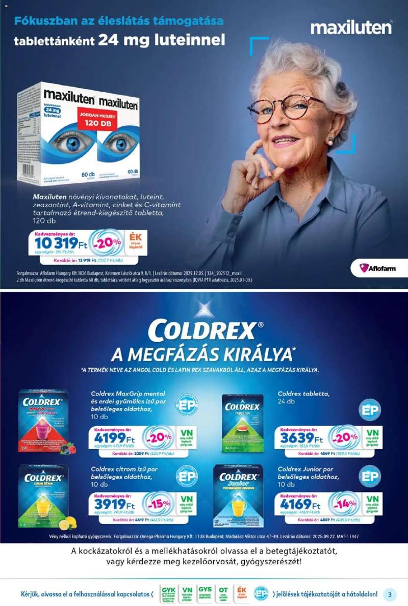 Gyöngy Patikák Akciós újság Gyöngy Patikák 3 oldal