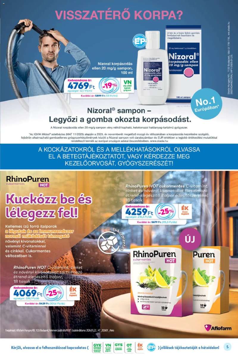 Gyöngy Patikák Gyöngy Patikák akciós újság 5 oldal