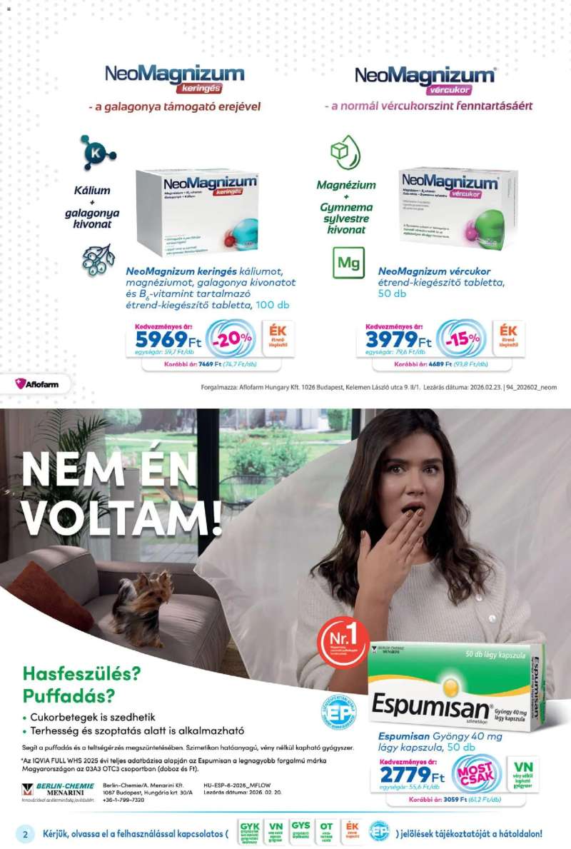 Gyöngy Patikák Gyöngy Patikák akciós újság 2 oldal
