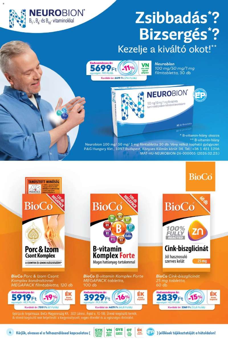 Gyöngy Patikák Gyöngy Patikák akciós újság 4 oldal