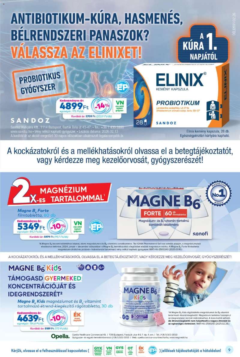 Gyöngy Patikák Gyöngy Patikák akciós újság 9 oldal