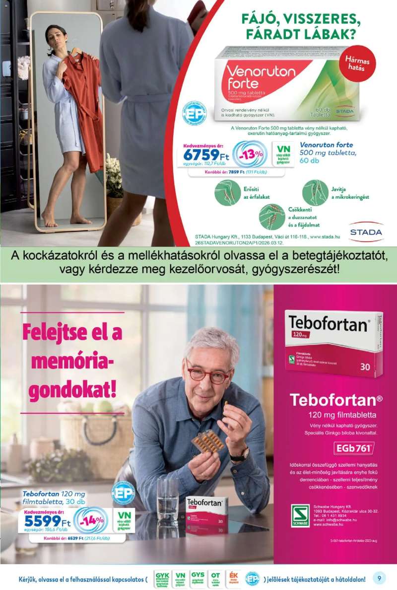 Gyöngy Patikák Gyöngy Patikák akciós újság 9 oldal