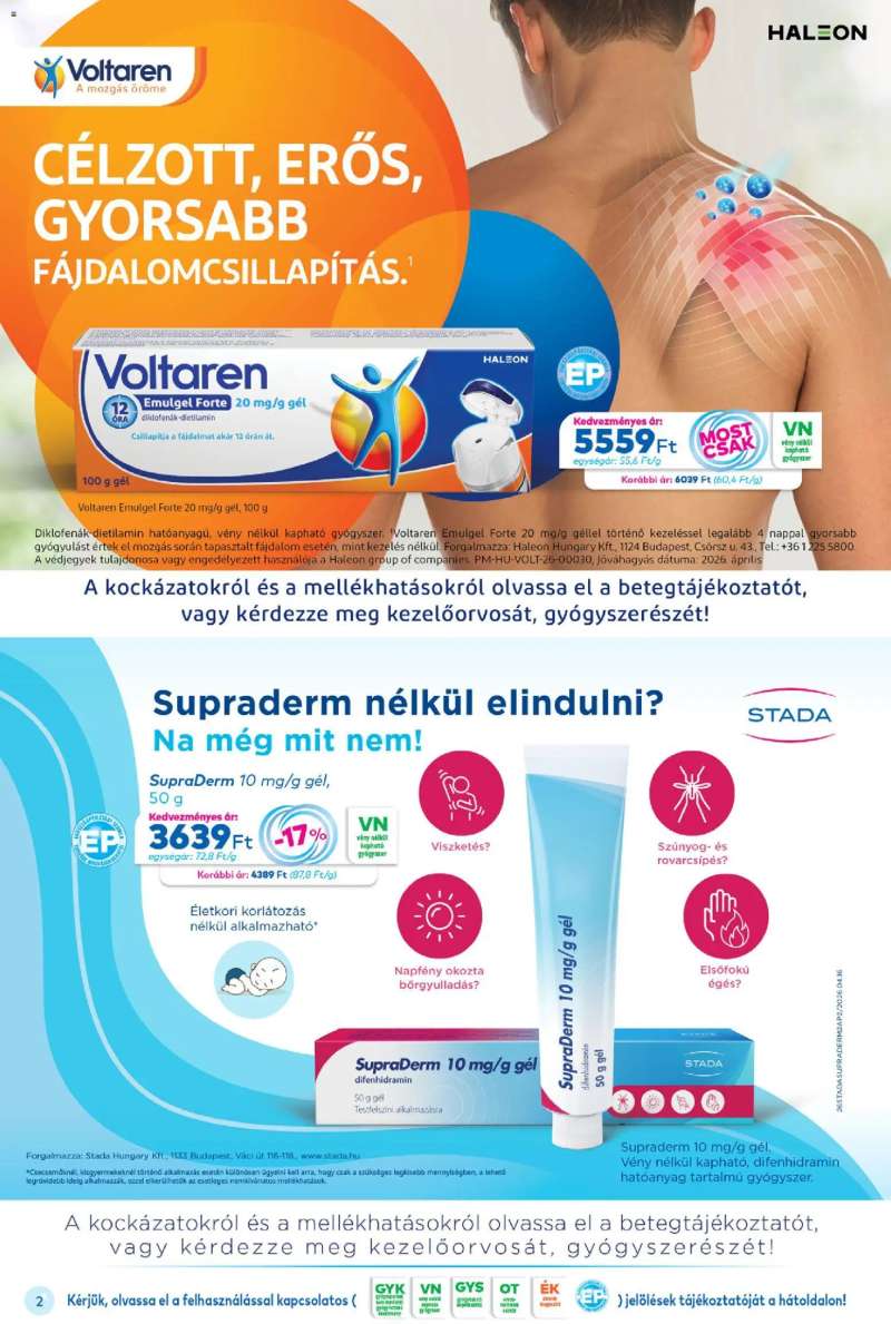 Gyöngy Patikák Gyöngy Patikák akciós újság 2 oldal