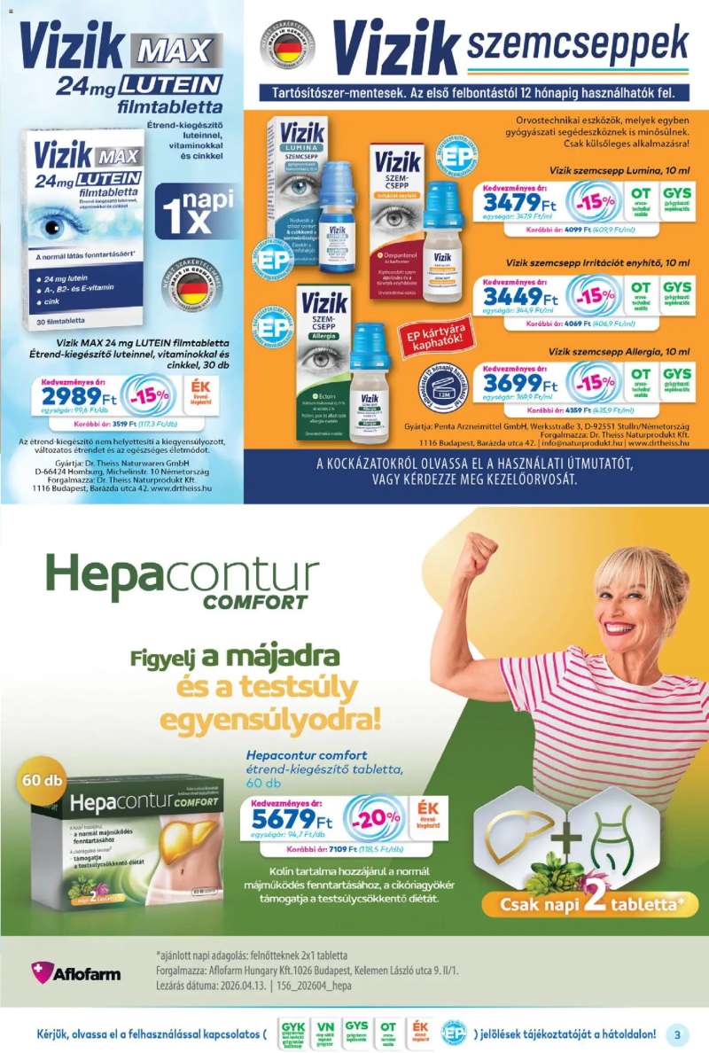 Gyöngy Patikák Gyöngy Patikák akciós újság 3 oldal