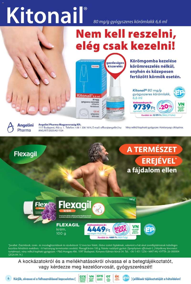 Gyöngy Patikák Gyöngy Patikák akciós újság 6 oldal