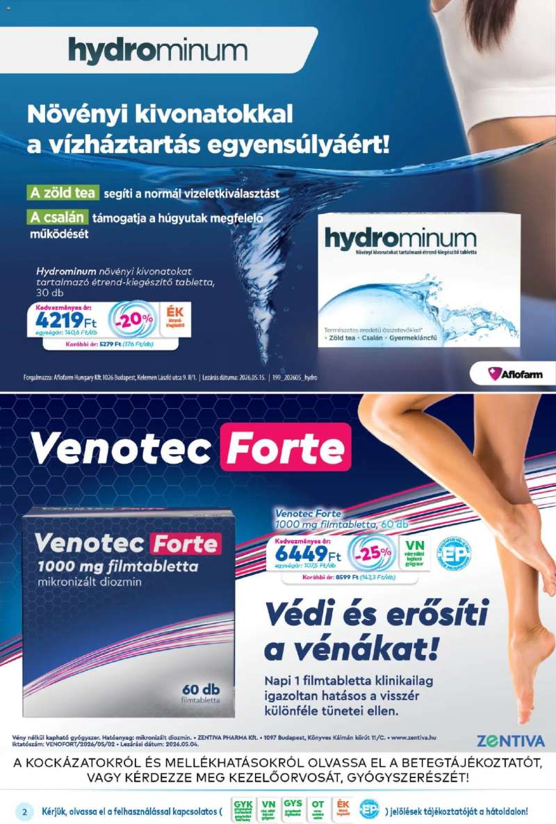 Gyöngy Patikák Gyöngy Patikák akciós újság 2 oldal