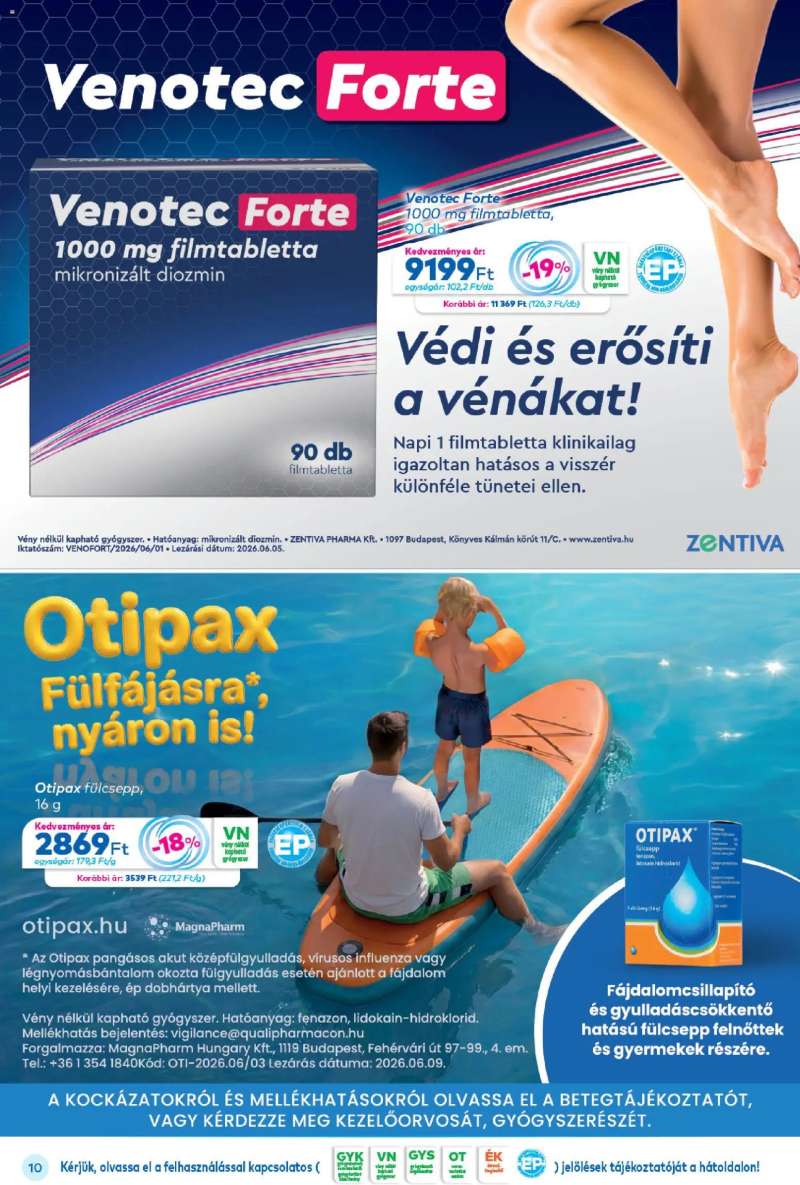 Gyöngy Patikák Gyöngy Patikák akciós újság 10 oldal