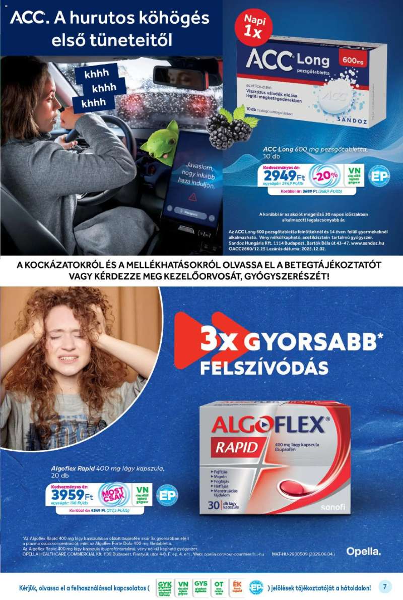 Gyöngy Patikák Gyöngy Patikák akciós újság 7 oldal