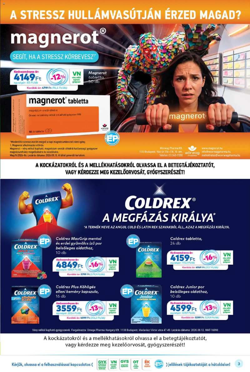 Gyöngy Patikák Gyöngy Patikák akciós újság 3 oldal