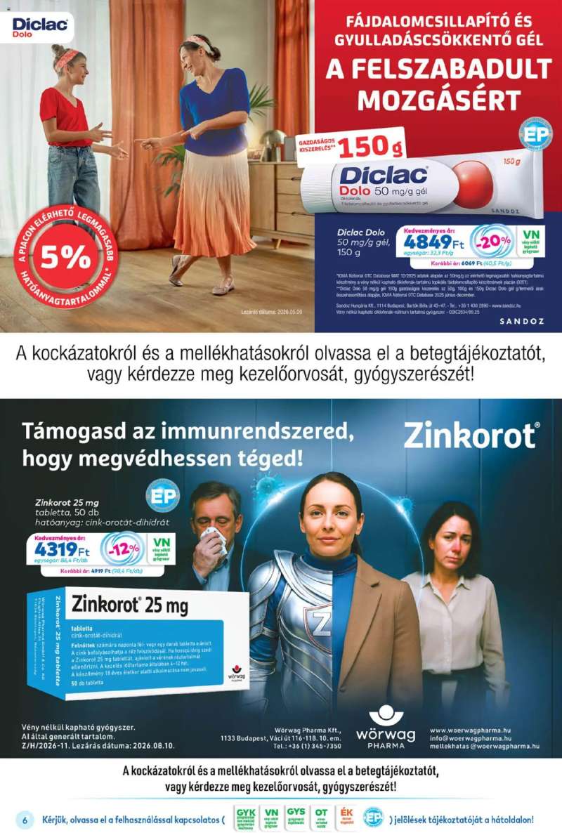 Gyöngy Patikák Gyöngy Patikák akciós újság 6 oldal