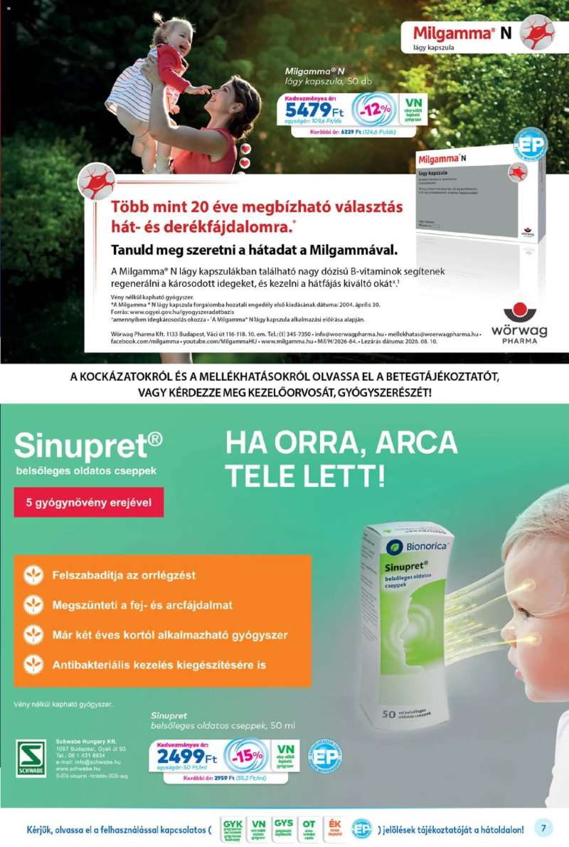 Gyöngy Patikák Gyöngy Patikák akciós újság 7 oldal