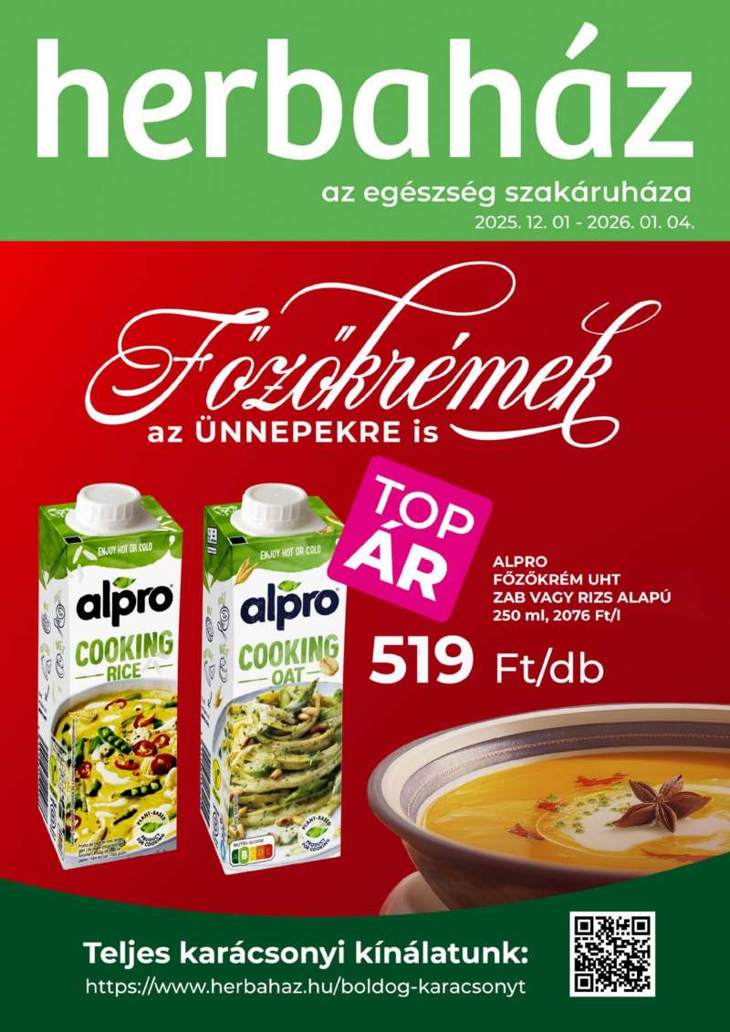 HerbaHáz Akciós Újság 1 oldal