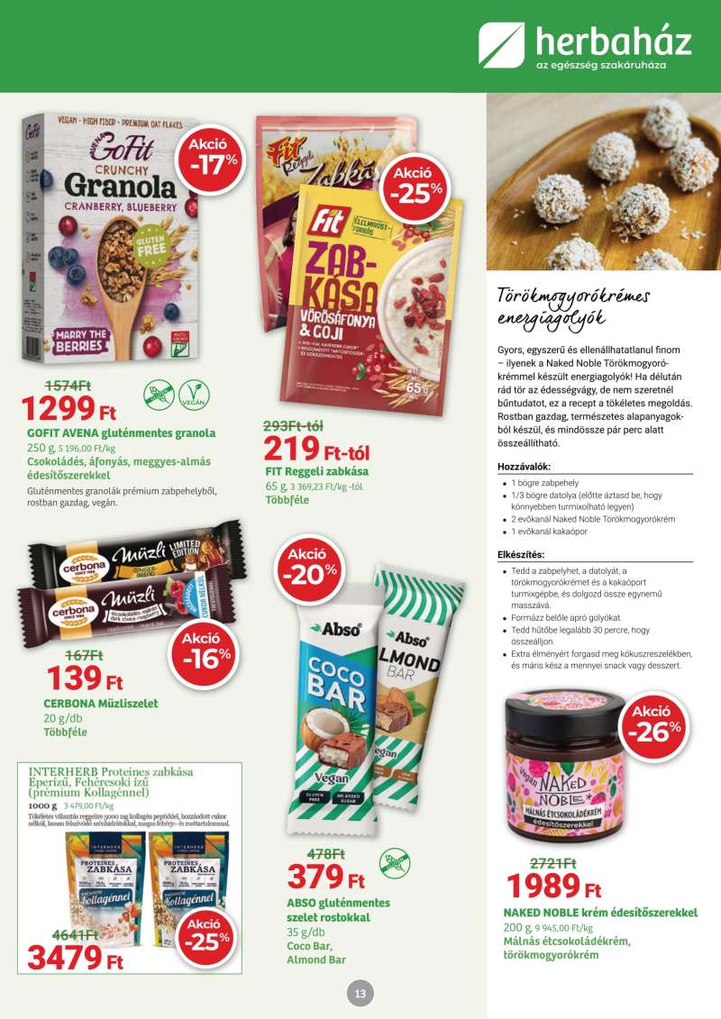 HerbaHáz Akciós Újság 13 oldal