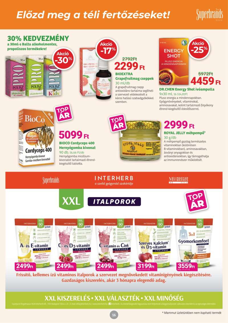 HerbaHáz Akciós Újság 16 oldal