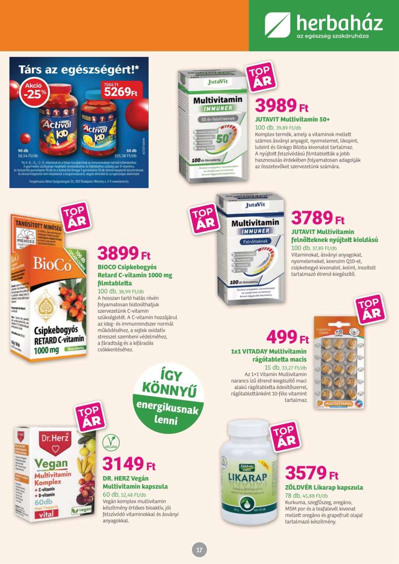 HerbaHáz Akciós Újság 17 oldal