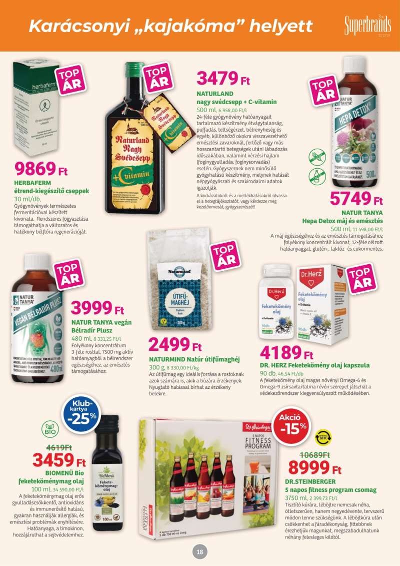 HerbaHáz Akciós Újság 18 oldal