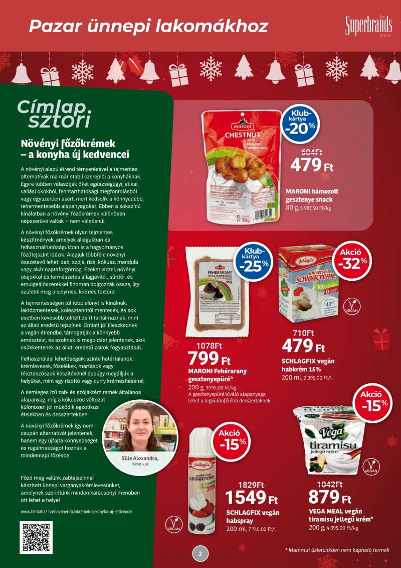 HerbaHáz Akciós Újság 2 oldal