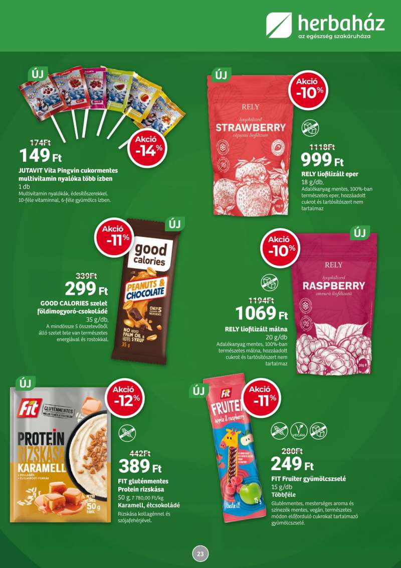 HerbaHáz Akciós Újság 23 oldal