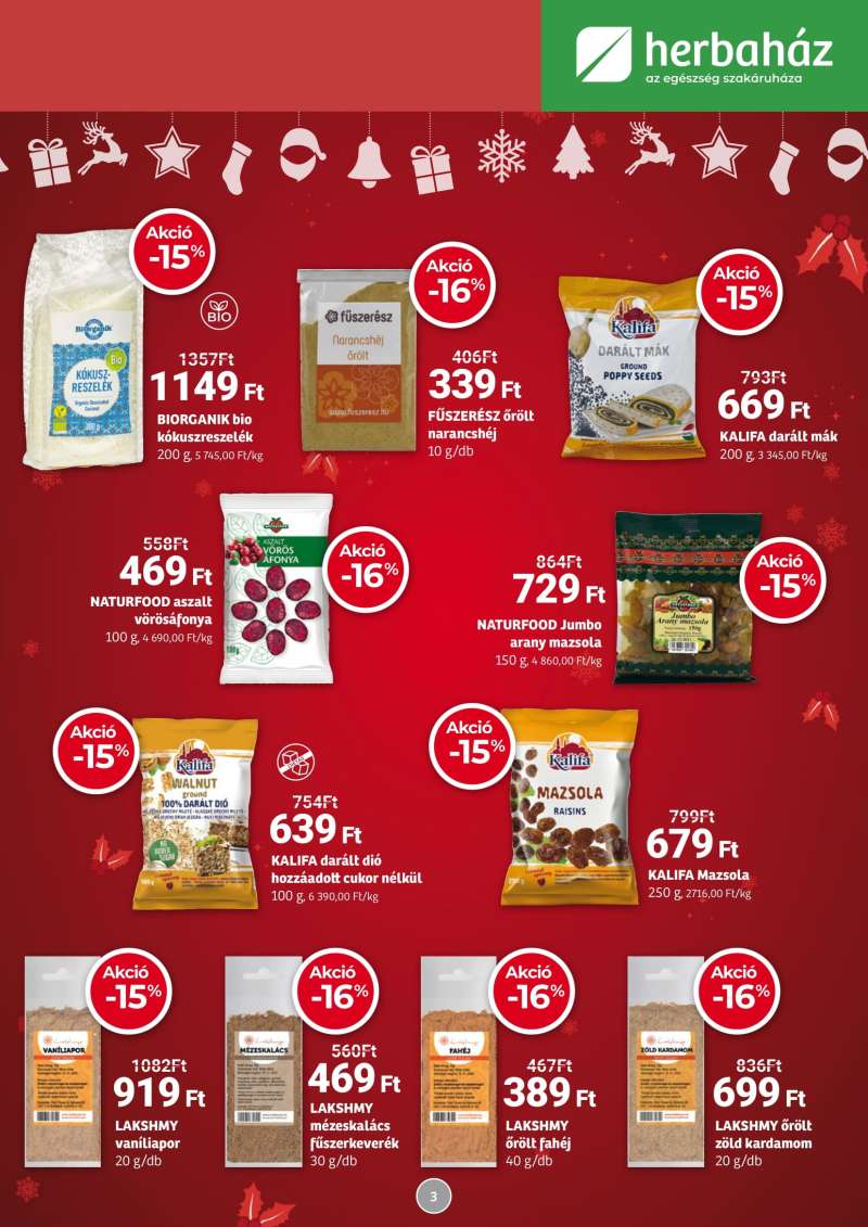 HerbaHáz Akciós Újság 3 oldal