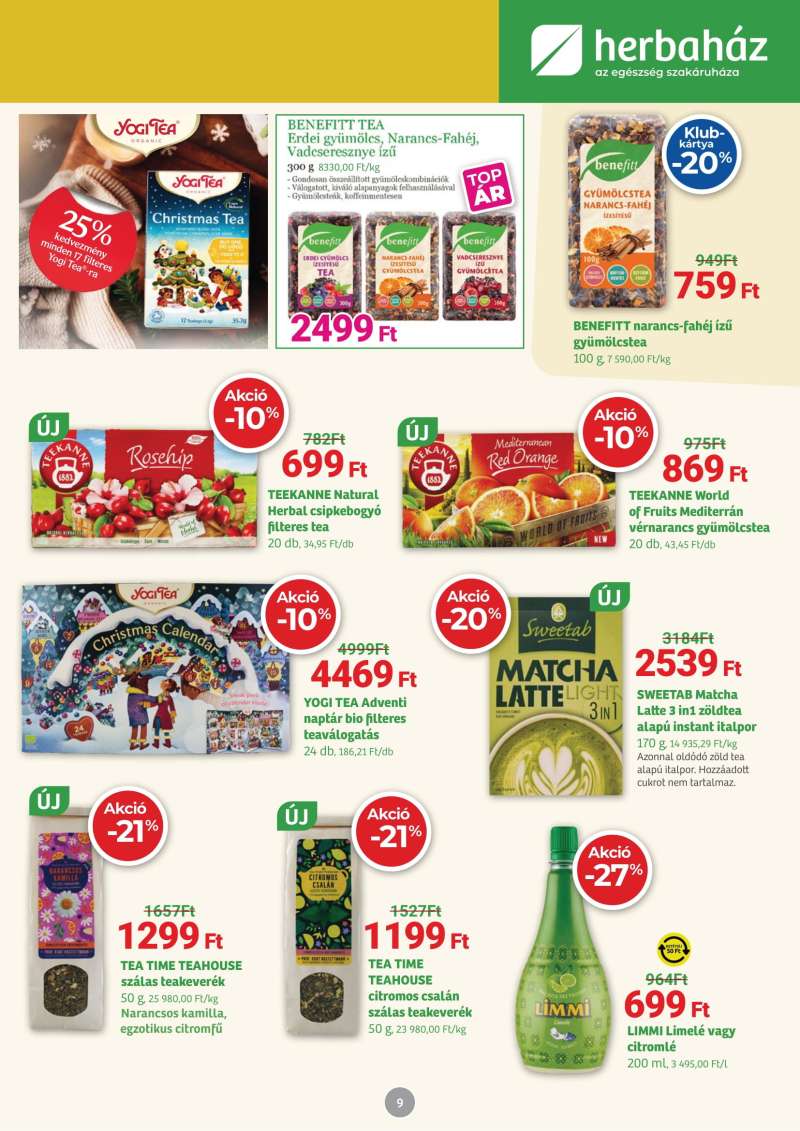 HerbaHáz Akciós Újság 9 oldal