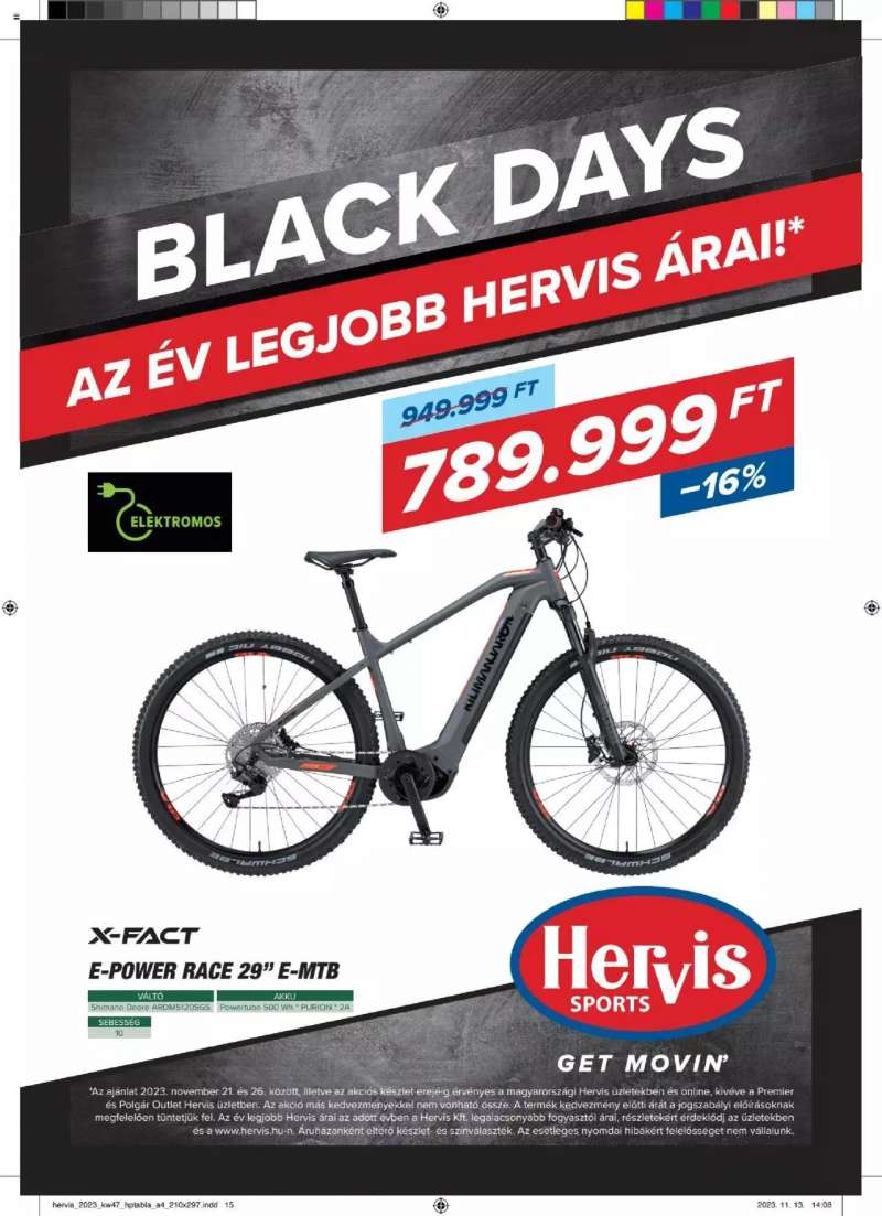 Hervis Sports Black Days 15 oldal