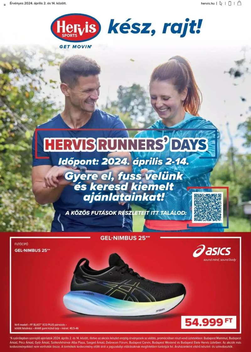 Hervis Sports Runners Days 1 oldal