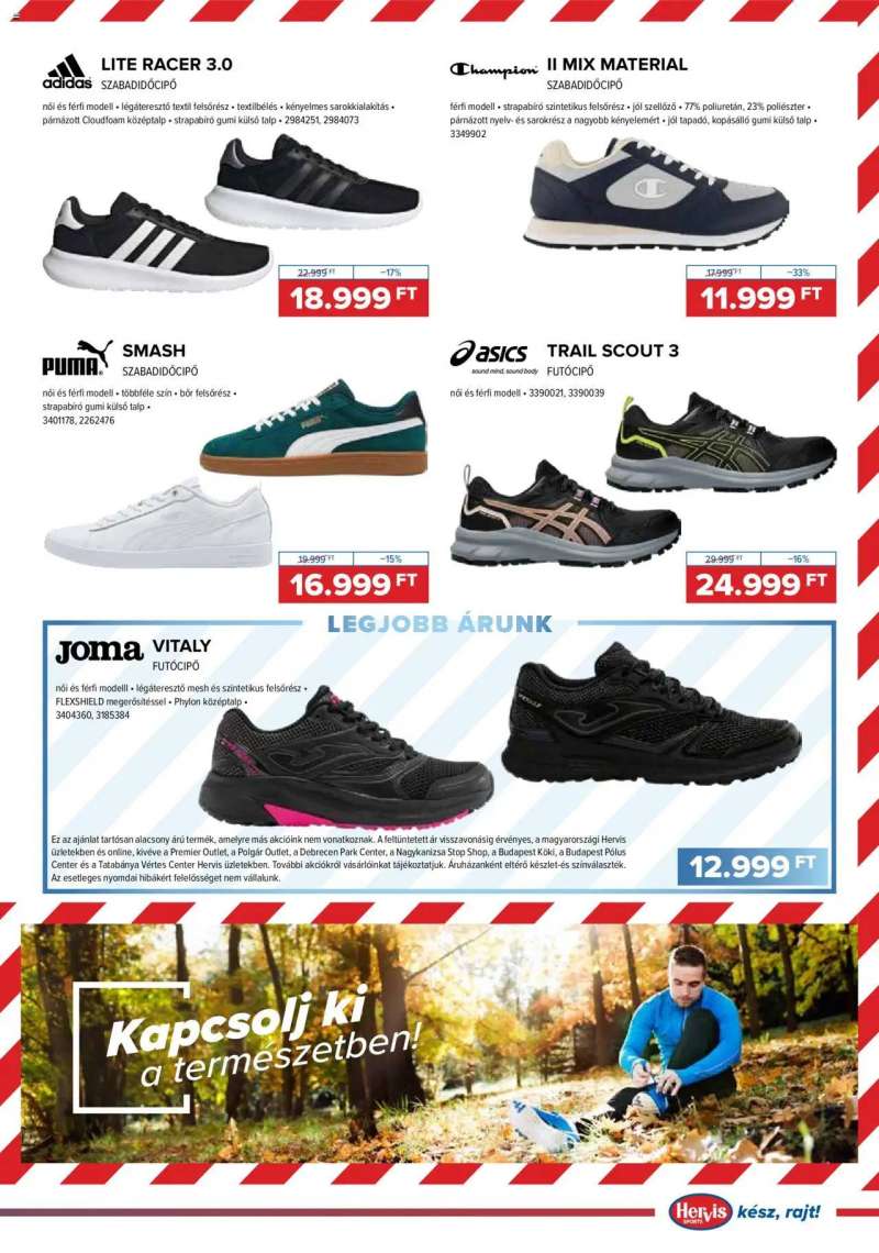 Hervis Sports Akciós újság Hervis Sports 7 oldal