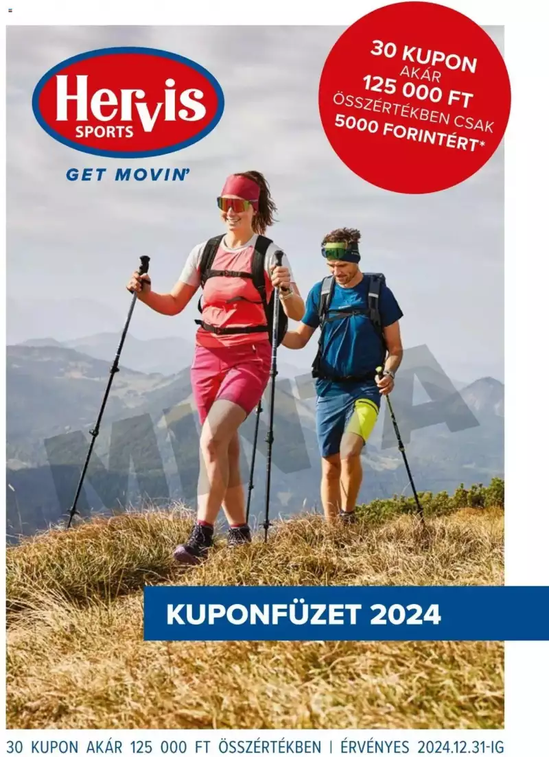 Hervis Sports Kuponfüzet 1 oldal