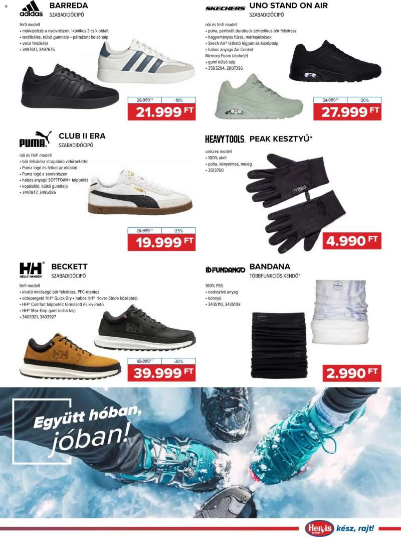 Hervis Sports Akciós újság Hervis Sports 7 oldal