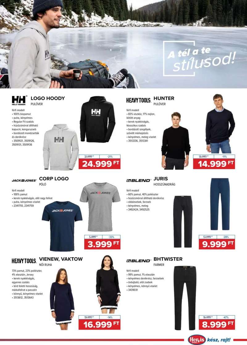 Hervis Sports Akciós újság Hervis Sports 9 oldal