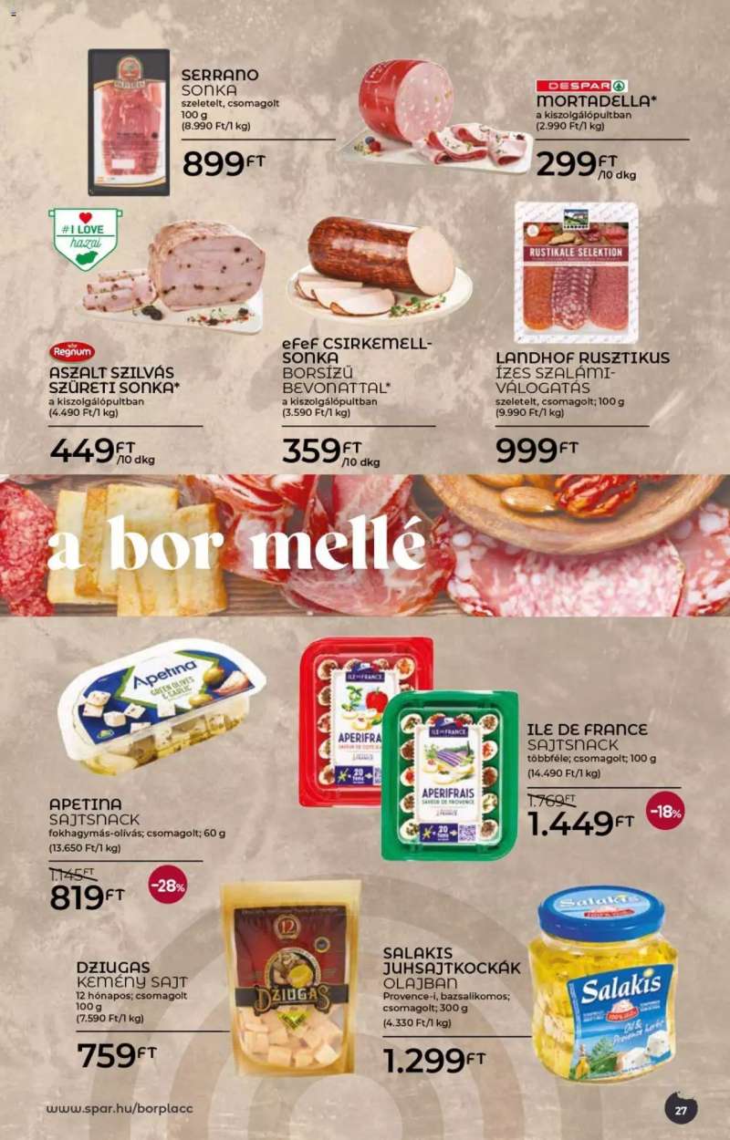 Interspar Őszi Borkatalógus 27 oldal