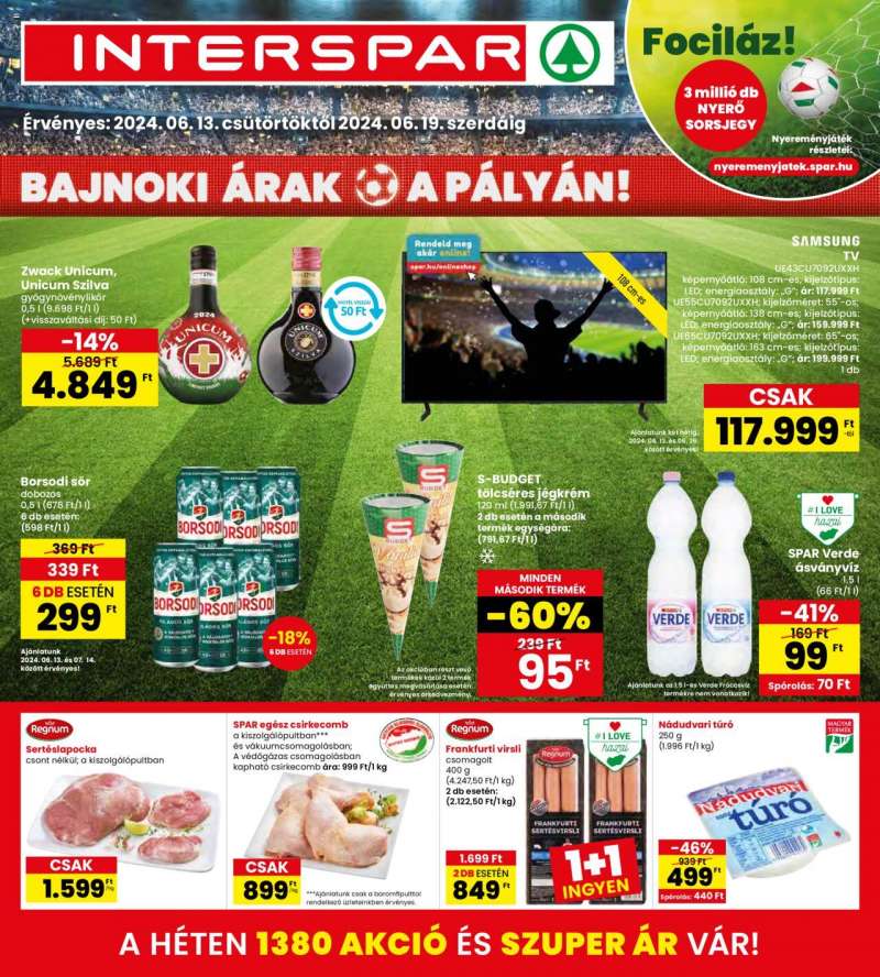 Interspar Akciós Újság Interspar 1 oldal