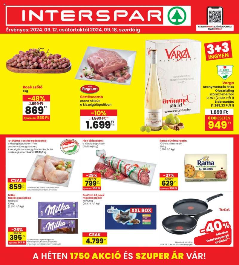 Interspar Akciós újság Interspar 1 oldal