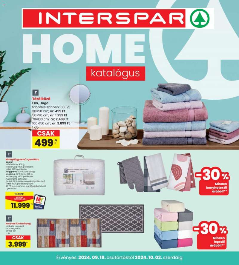 Interspar Home katalógus 1 oldal