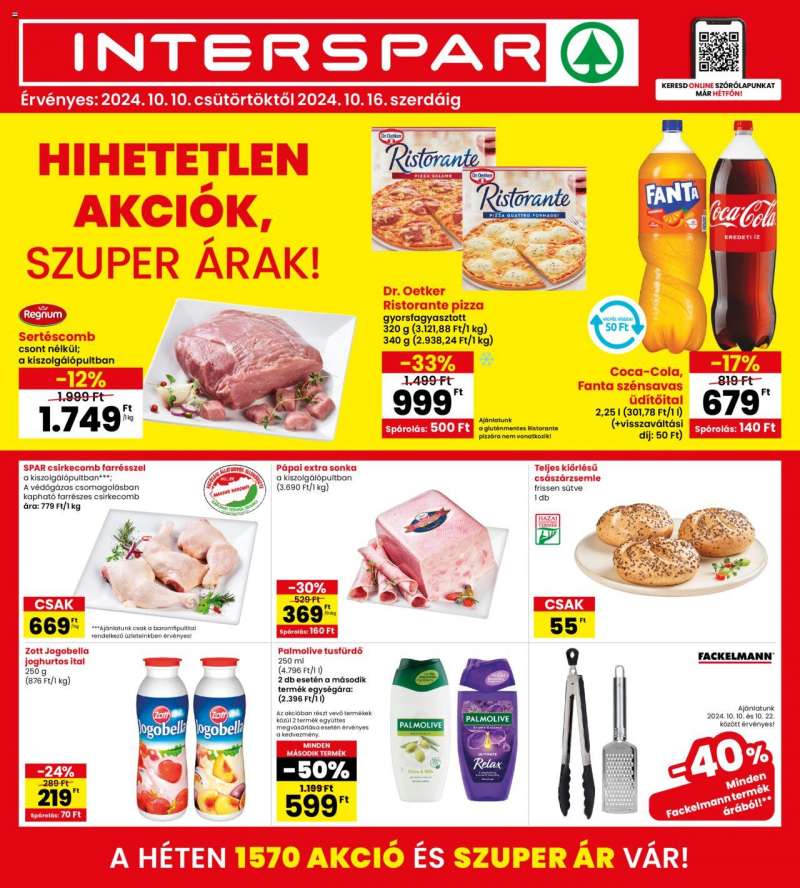 Interspar Akciós újság Interspar 1 oldal