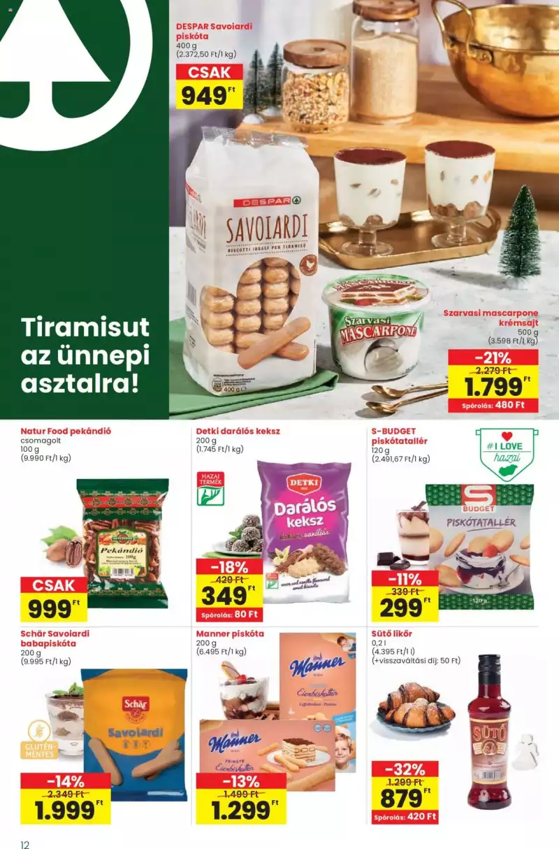 Interspar Ajándék katalógus 12 oldal