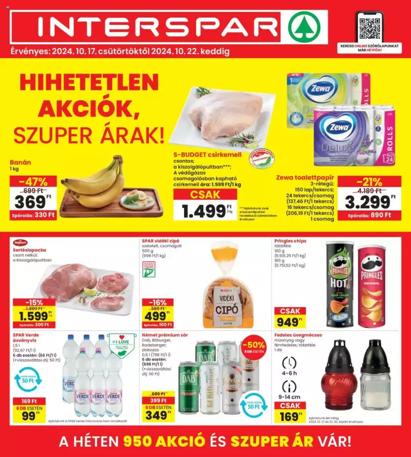 Interspar Akciós újság Interspar 1 oldal