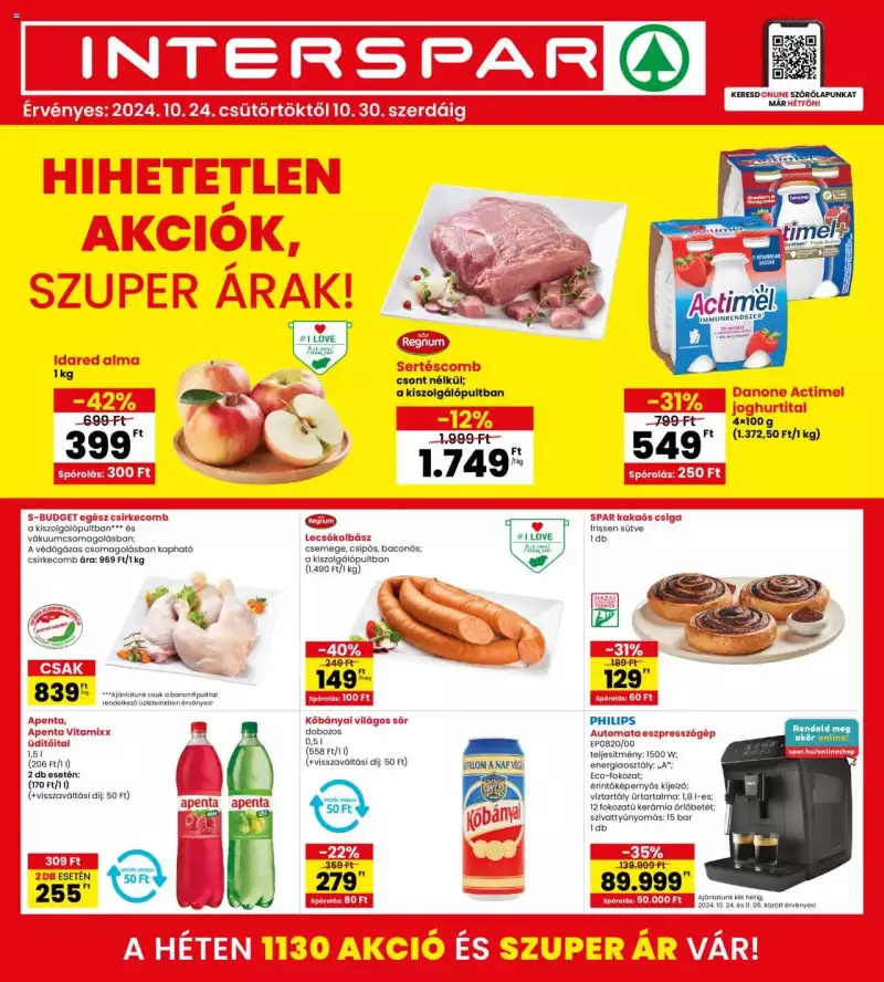 Interspar Akciós újság Interspar 1 oldal