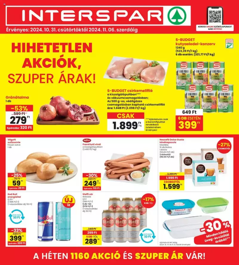 Interspar Akciós újság Interspar 1 oldal