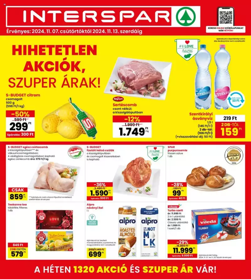 Interspar Akciós újság Interspar 1 oldal