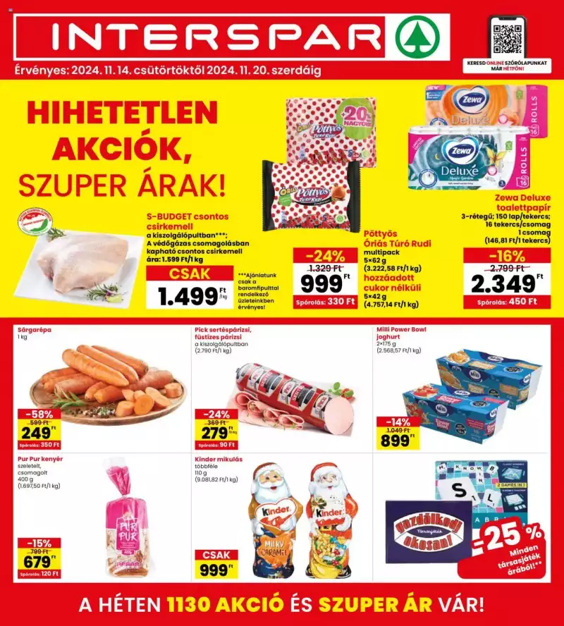 Interspar Akciós újság Interspar 1 oldal