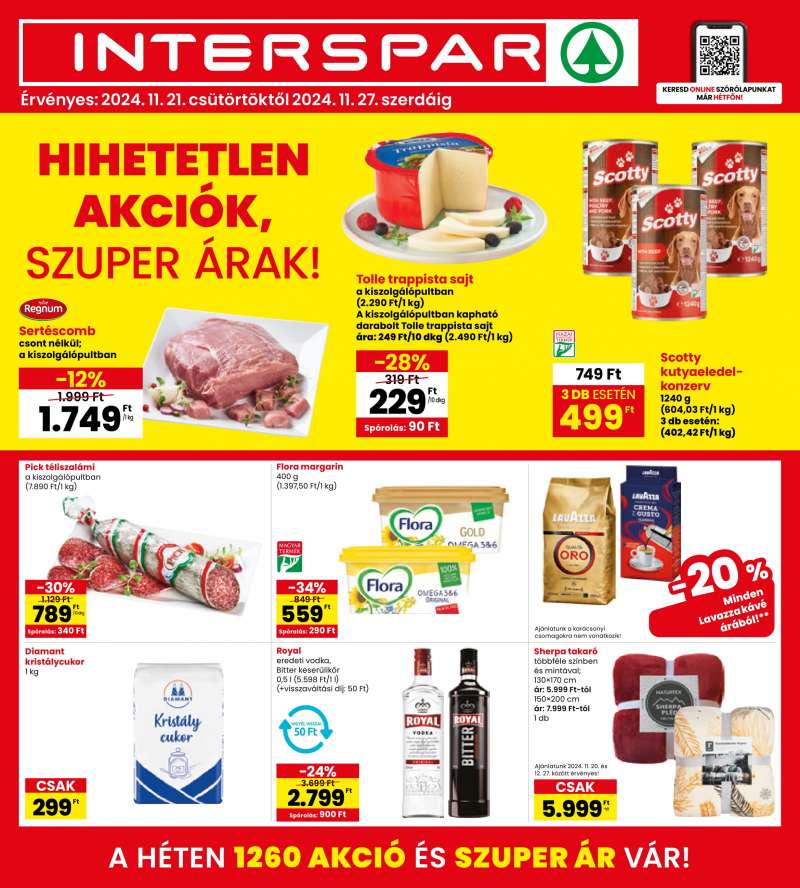 Interspar Akciós Újság 1 oldal