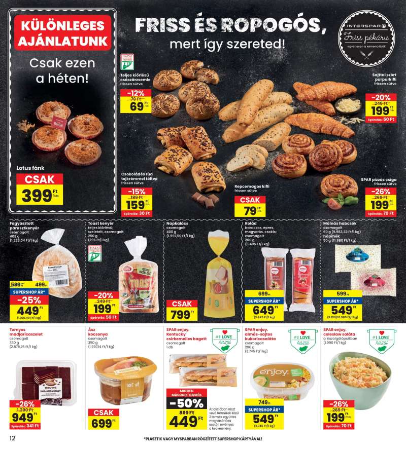 Interspar Akciós Újság 12 oldal