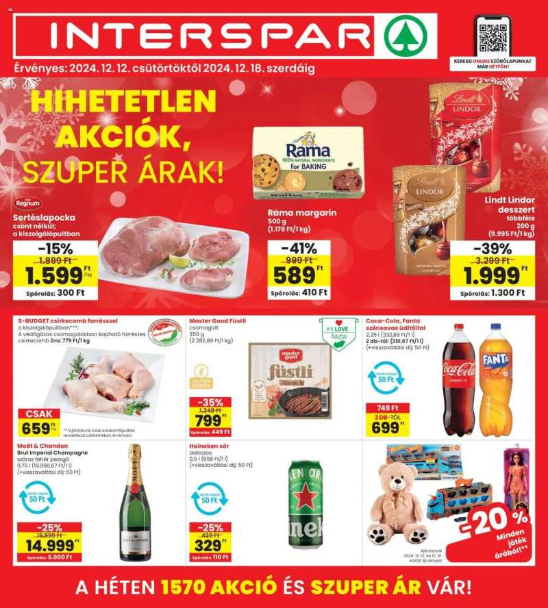 Interspar Akciós újság Interspar 1 oldal