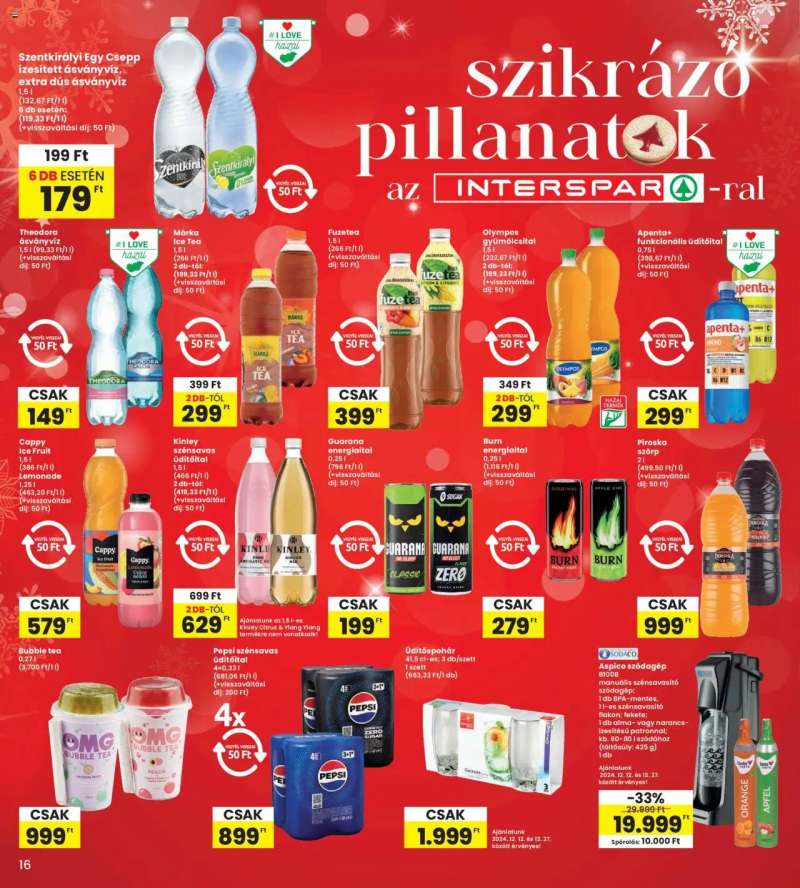 Interspar Akciós újság Interspar 16 oldal