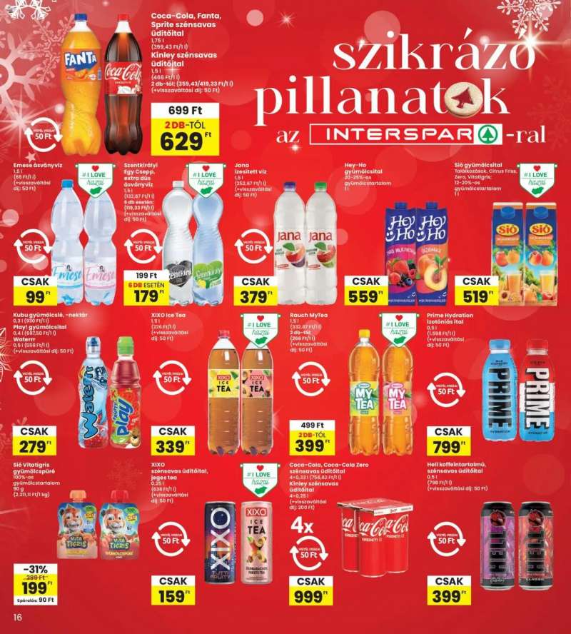 Interspar Akciós újság Interspar 16 oldal